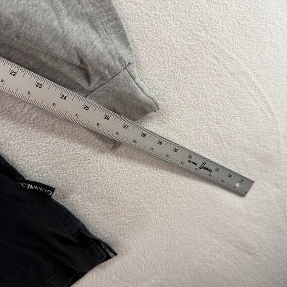 Vintage Guinness Rugby Shirt Men's large Black Gray Embroidered Beer Thick 90s - Picture 5 of 9